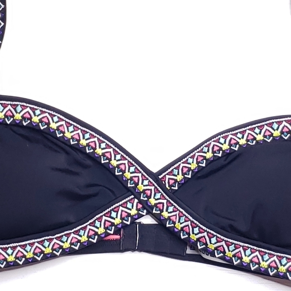 PINK Victoria's Secret halter bikini removeable pads top size Medium - Picture 3 of 6
